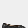 Comfortable Women's Ballet Flat in Black Genuine Leather