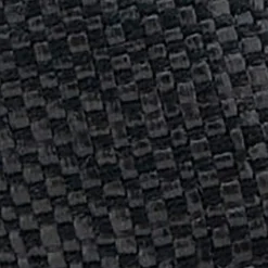 Comfortable Women's Crisscross Footbed Wedge Sandal in Black Raffia Raffia Fabric