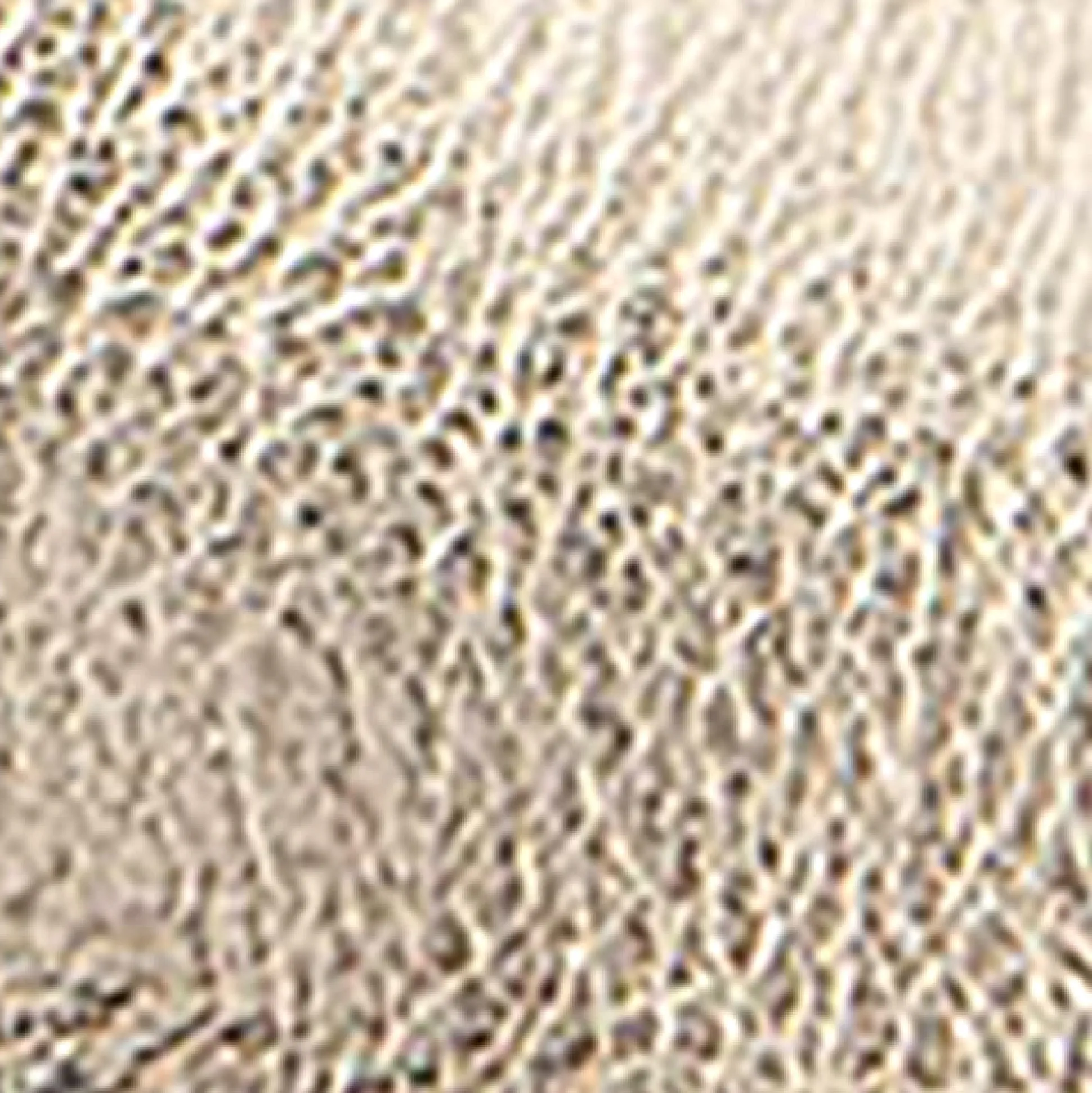 Comfortable Women's Debossed Chain Link Slide Sandal in Soft Gold Faux Leather