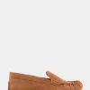 Comfortable Women's Driver in Tan Suede