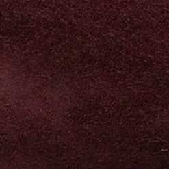 Comfortable Women's Flexible Tailored Debosssed Logo Loafer in Deep Aubergine Suede Suede