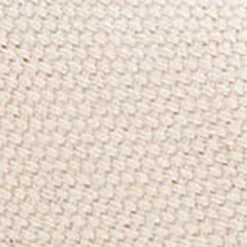Comfortable Women's Knotted Buckled Footbed Wedge Sandal in Natural Canvas Fabric Canvas Fabric