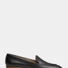 Comfortable Women's Loafer in Black Genuine Leather