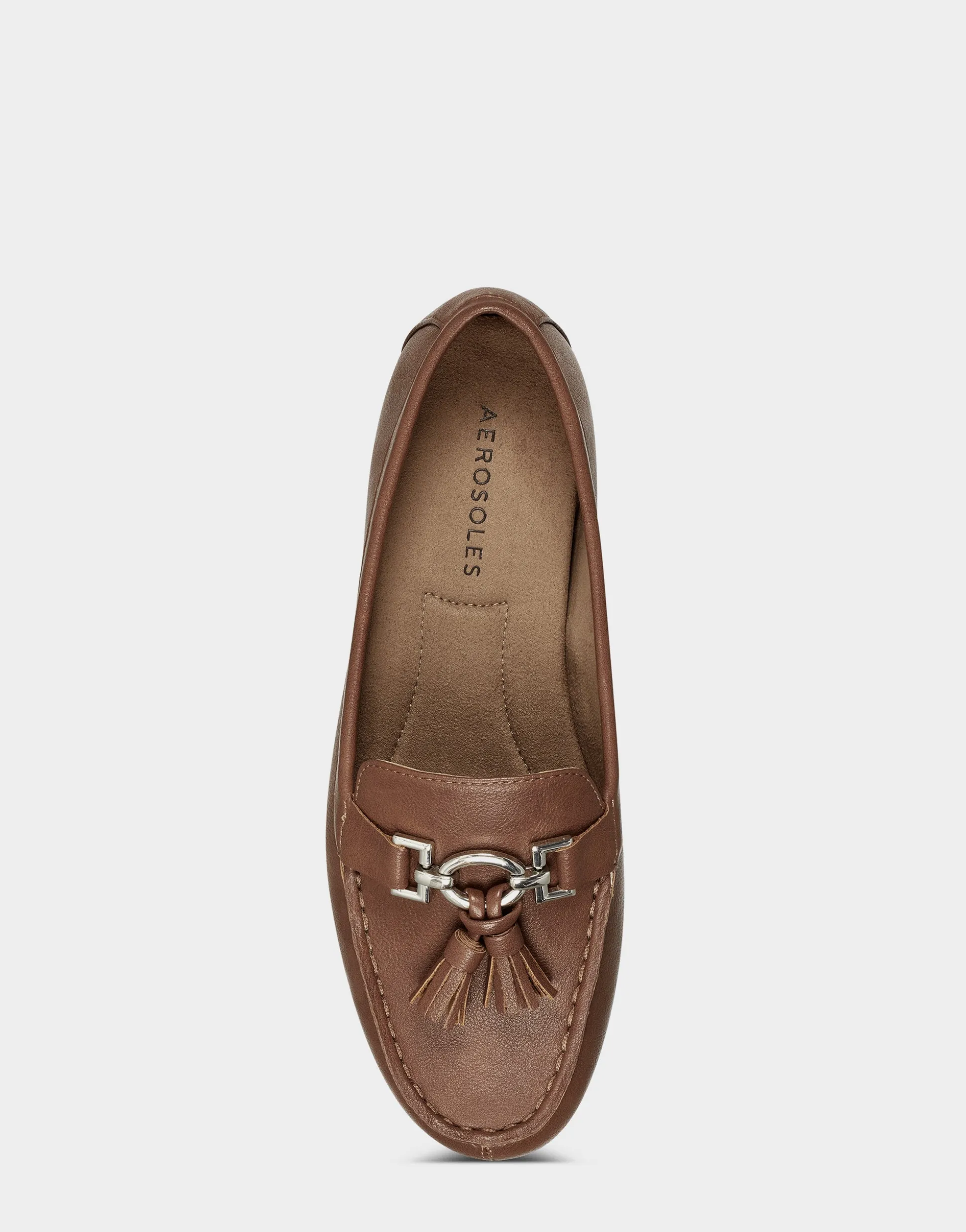 Comfortable Women's Loafer in Tan Faux Leather