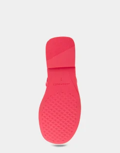 Comfortable Women's Ornamented Slingback Strap Thong Sandal in Virtual Pink Faux Leather
