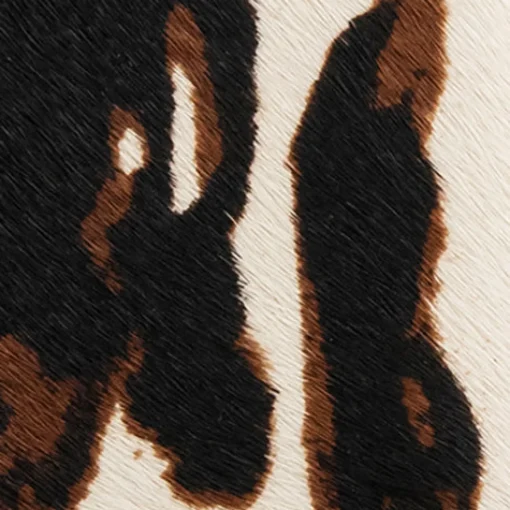 Comfortable Women's Pull On Western Bootie in Cow Print Haircalf