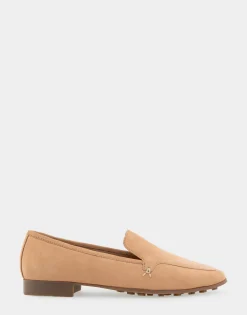 Comfortable Women's Tailored Loafer in Doe Nubuck Leather
