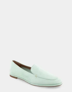 Comfortable Women's Tailored Loafer in Gleam Suede