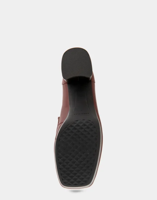 Comfortable Women's Tailored Platform Loafer in Clay Leather