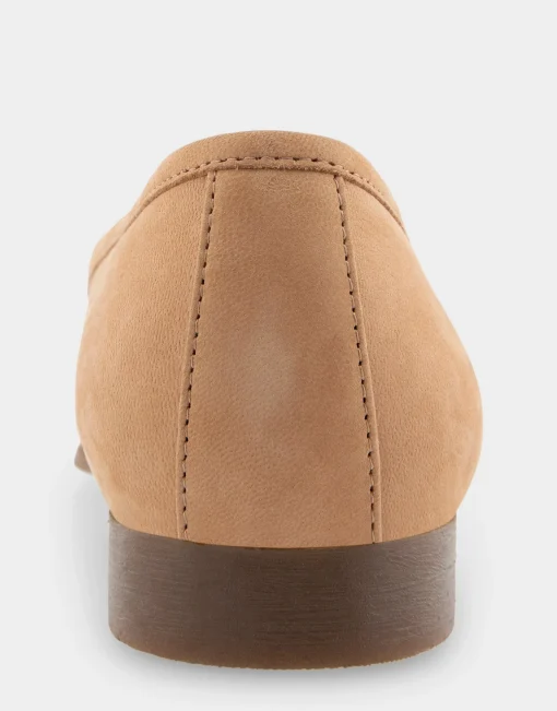 Comfortable Women's Tailored Loafer in Doe Nubuck Leather